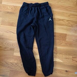 Jordan Kids Black Sweatpants with Logo